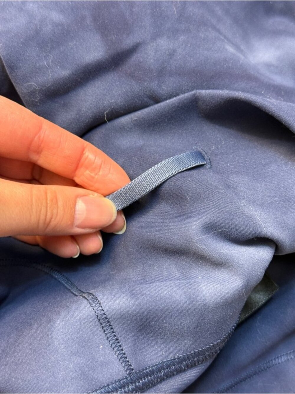 Lululemon Wunder Train High-Rise Tight 25" Diamond Dye Shade Naval Blue Size 8 - Picture 5 of 9